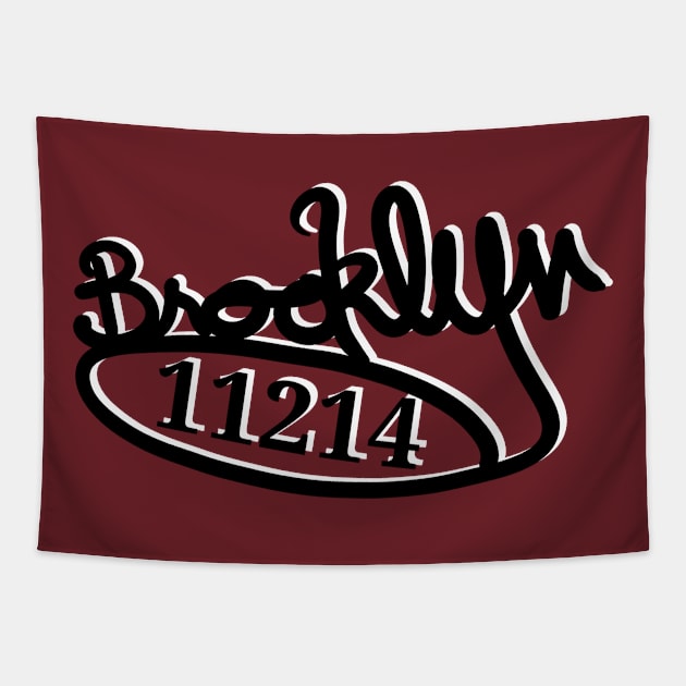 Code Brooklyn Tapestry by Duendo Design