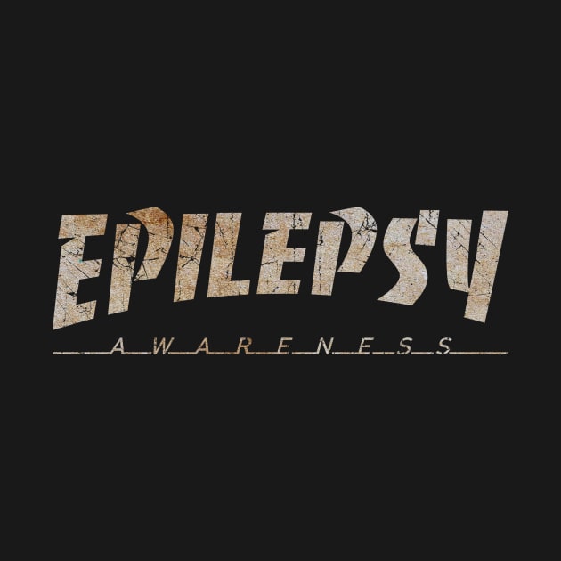 Epilepsy Awareness -  Dirty Vintage by SERVASTEAK