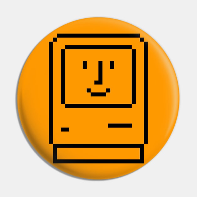 Happy Mac Pin by Artboy