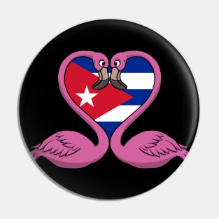 Flamingo Cuba Pin