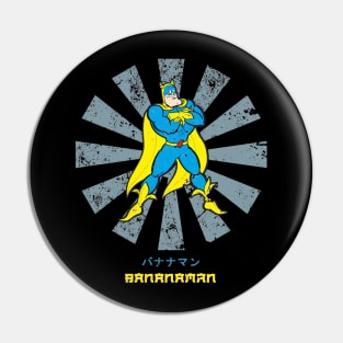 Bananaman Retro Japanese Pin