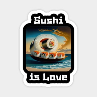 Sushi is love v1 Magnet