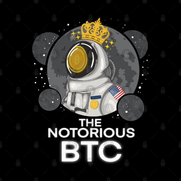 The Notorious BTC Bitcoin by AE Desings Digital