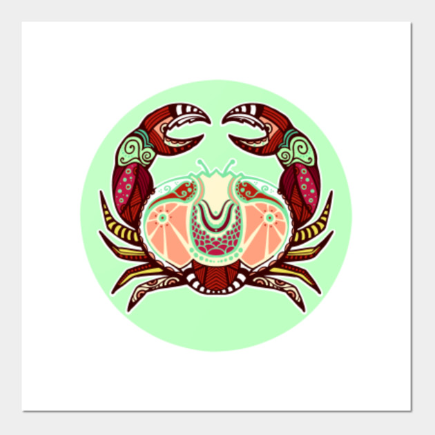 Crab Cancer Zodiac Sign - Cancer Astrology Sign - Posters ...