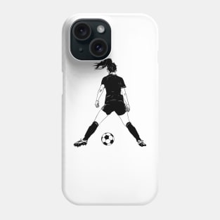 Female Soccer Player Phone Case