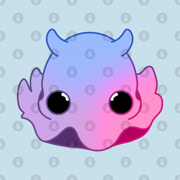 Pink, Purple and Blue Baby Octopus by T-RAZR