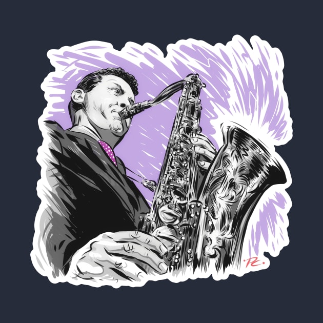 Stan Getz - An illustration by Paul Cemmick by PLAYDIGITAL2020