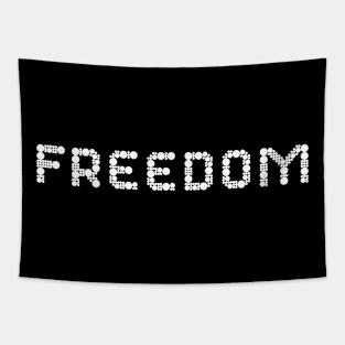 FREEDOM INDEPENDENCE DAY 4TH OF JULY FRONT-PRINT Tapestry