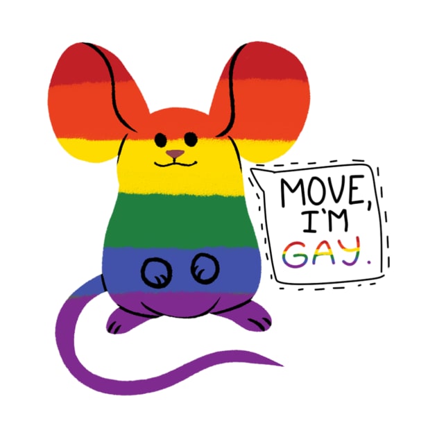 Gay Pride Mouse by gaypompeii