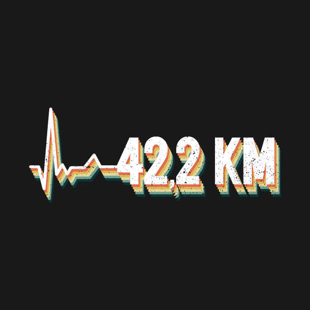 42.2 km - Marathon Runner Marathoner by Anassein.os