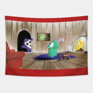 Slime at home Tapestry