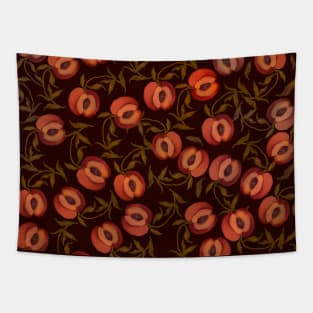 Peaches pattern Tapestry