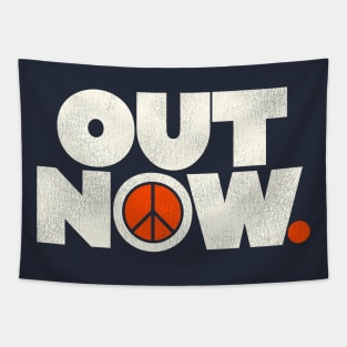 Out Now Anti-Vietnam War Protest Tapestry