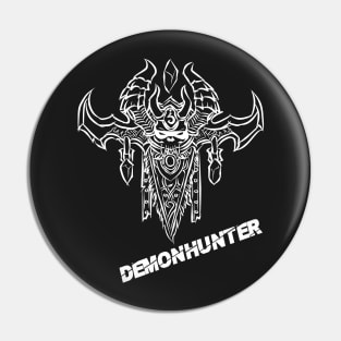 Demonhunter Crest (White) Pin