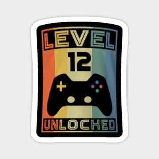 Level 12  Video  12th Birthday Gaming Magnet