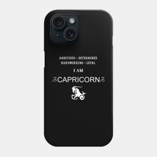 Capricorn horoscope 02 Phone Case