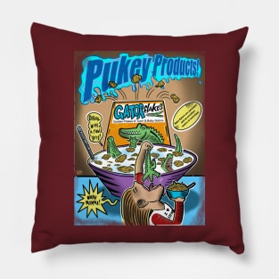 Pukey products 11 “Gator Flakes” Pillow