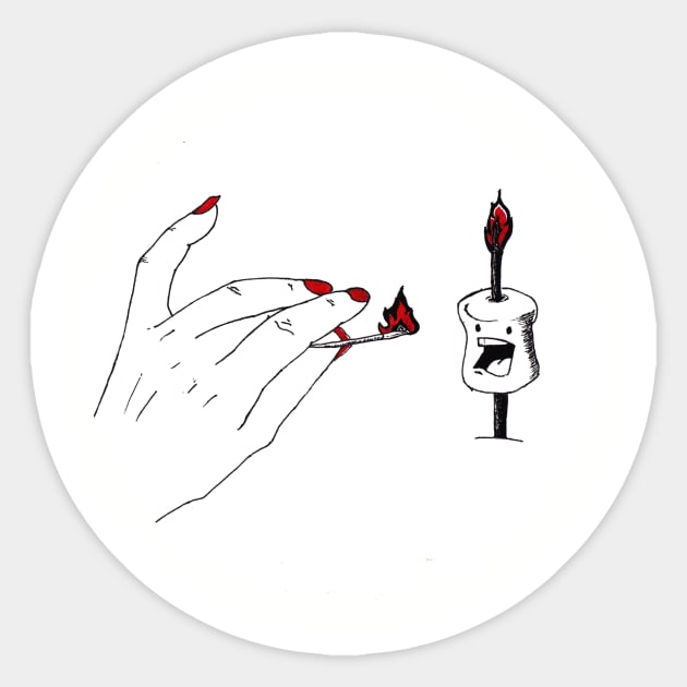 let It Burn - Burning - Sticker | TeePublic