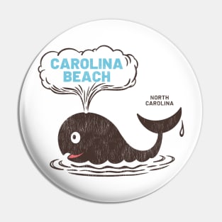 Carolina Beach, NC Summertime Vacationing Whale Spout Pin