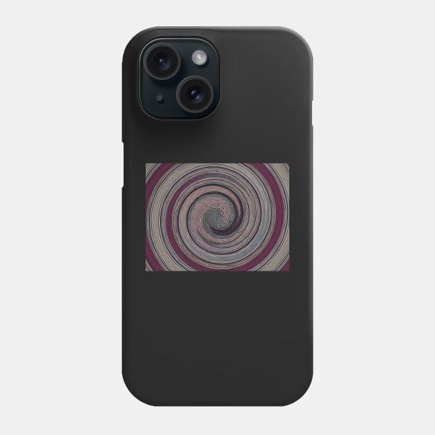 purples and blues vibrant modern swirls Phone Case by pollywolly