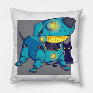 Robot Dog Pillow