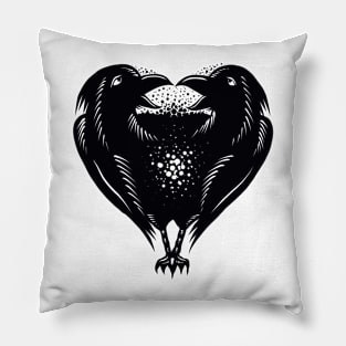 Love raven Pillow