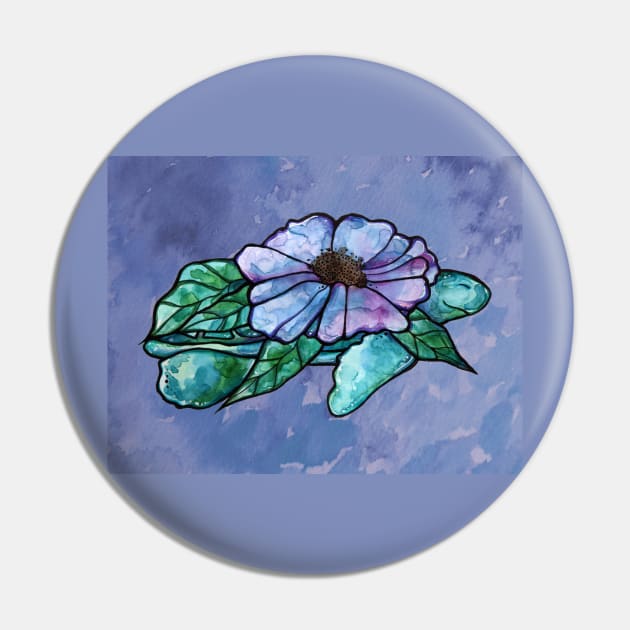 Sea Turtle Flowers Pin by bubbsnugg