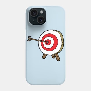 Archery target and arrow Phone Case