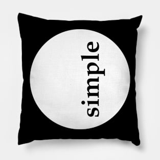 Simple White Pillow