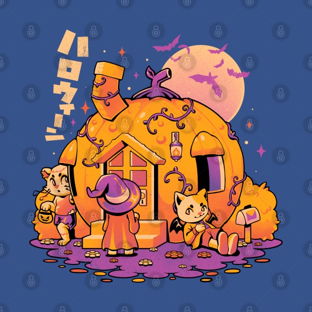 Purrpkin House - Cute Cat Halloween Gift by eduely