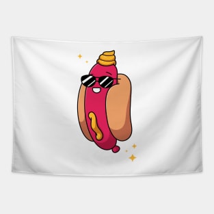 Cool Hot Dog Tapestry