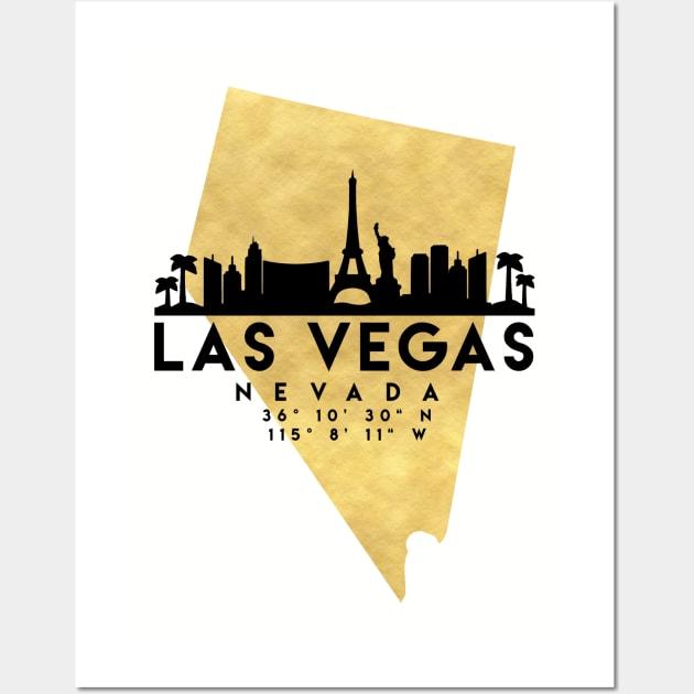 Las Vegas Nevada Area Map' Art Print