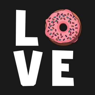 I Love Donuts Lovers Funny Gift T-Shirt