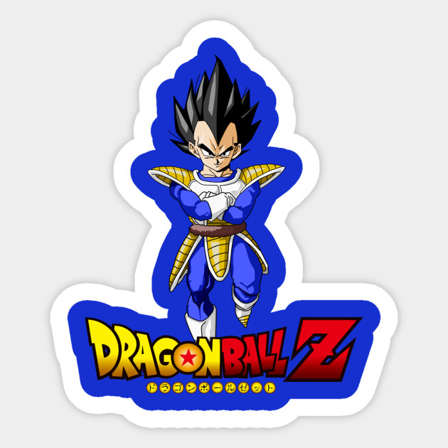 Dragon Ball Z Vegeta Ball Sticker Teepublic
