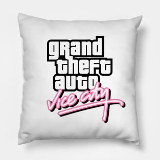 GTA Vice City Logo Pillow