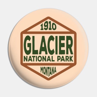 Glacier National Park badge Pin