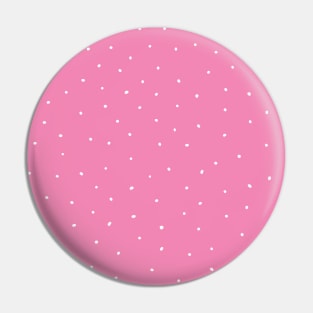 White Dots on Pink Pin