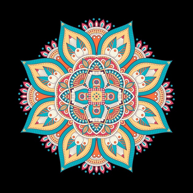 mandala-design, mandala-art, geometric, abstract, mandala and spirituality, colorful, rainbow, mandala pattern, mandala flower patterns, Flower Mandala ,Spirituality by Utopia Shop