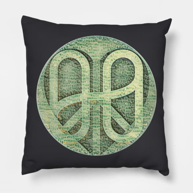 Peace Love & Harmony ONE $$ Pillow by Peace Love and Harmony