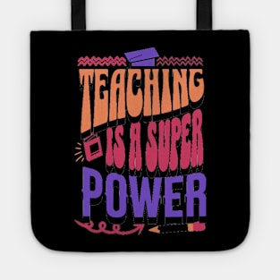 Teaching Is A Super Power, Back to School, Happy Teacher Day Gift, Teacher Appreciation, Teach,Teacher Gift, Back To School Gift Tote