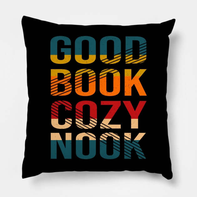 Good Book Pillow by BunnyCreative