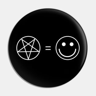 Pentagram is happiness Pin