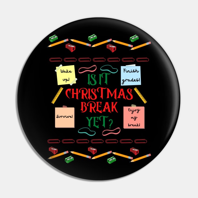 A Teacher's Ugly Christmas Pin by hauntedgriffin