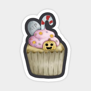 Halloween cute cupcake Magnet