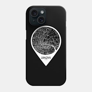 Guangzhou, China City Map - Travel Pin Phone Case