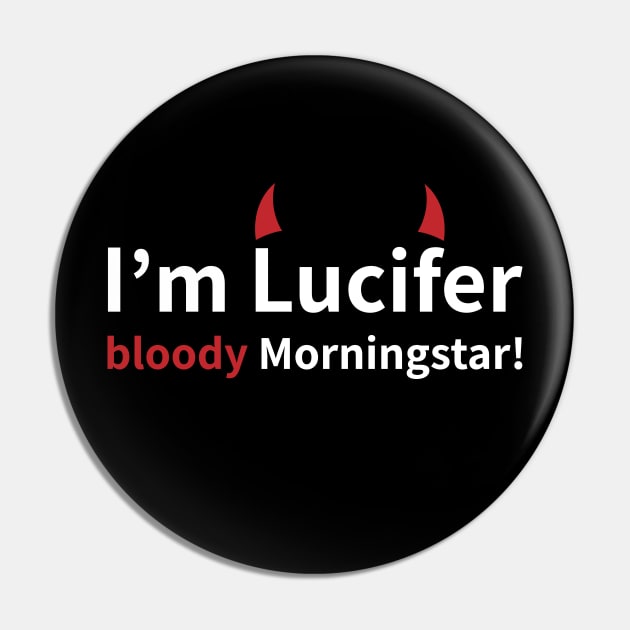 Lucifer Morningstar Pin by GeeksUnite!