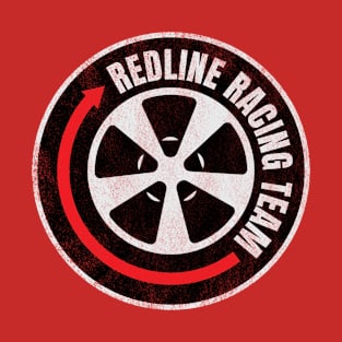 Redline Racing Team Wheel (Alt Worn - Red) T-Shirt