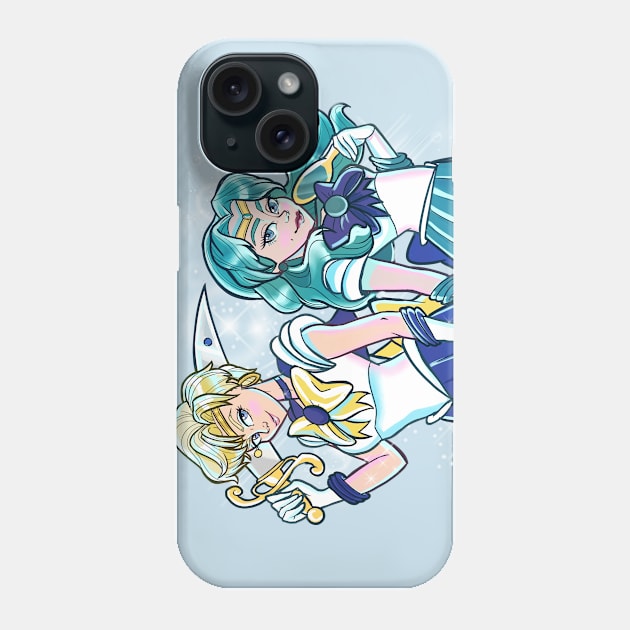 Haruka and Michiru Phone Case by SophieScruggs