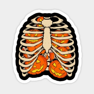 Pumpkin skeleton Magnet