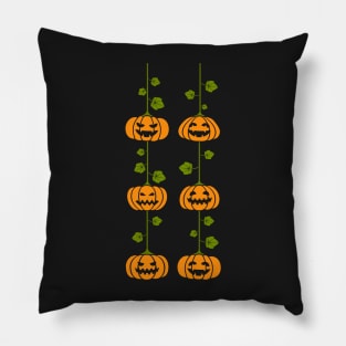 Hanging Halloween pumpkins Pillow